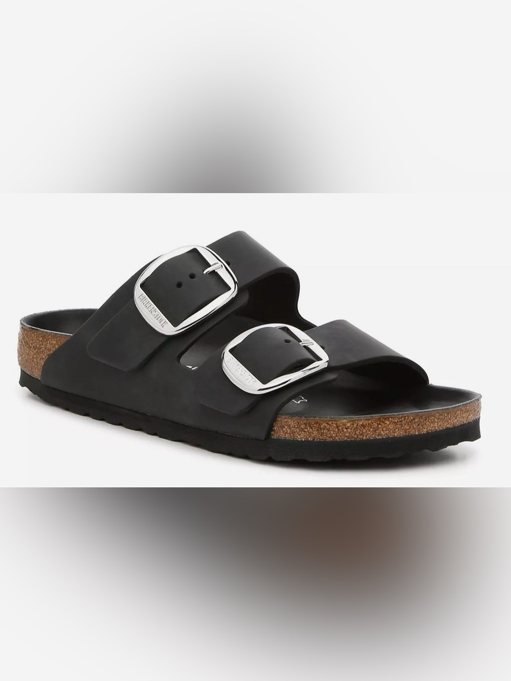 Birkenstock Black Arizona Double-Buckle Sandal Fits 6.5/7 US